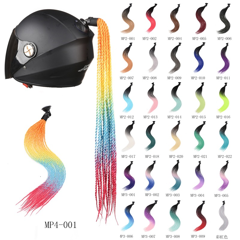Fashion Motorcycle helmet pigtail helmet mohawk