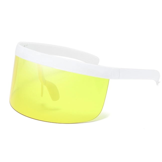 Hot Oversize Visor Style Huge Mask Color Mirror Funky shield Sunglasses visor