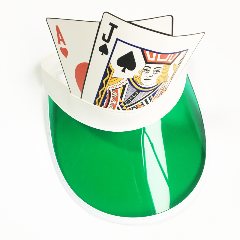 2021 Factory direct sell Las Vegas poker Dealer Classic Visor Costume Hat