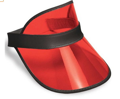 2021 new Design Fashion UV Protection customer hot pink Plastic Sun Visor