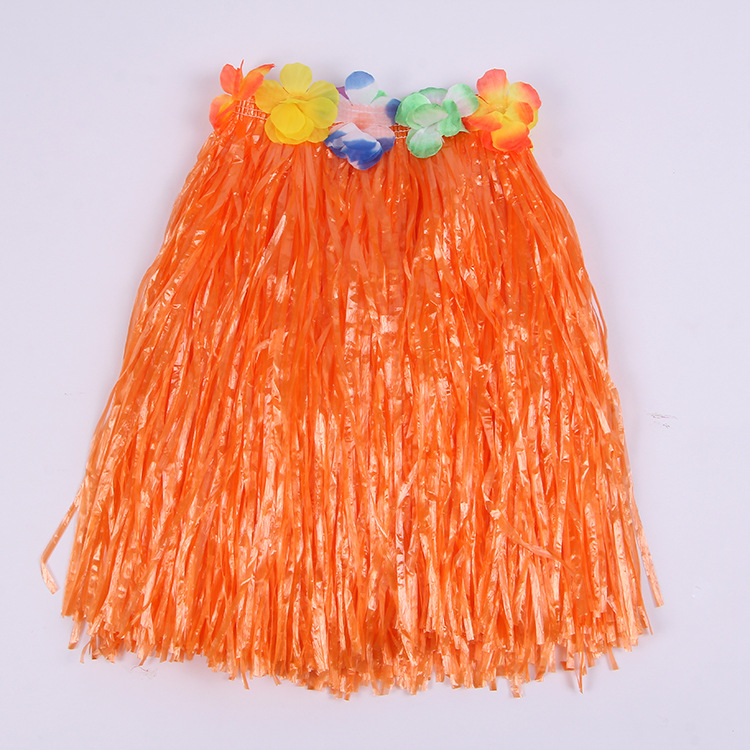 Adult Flowered Green Luau Hula Skirts hawaii grass skirt