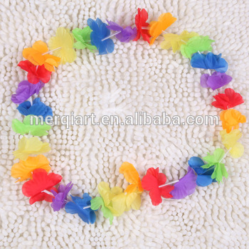 Factory direct sell hawaiian lei Necklace for Party Favor and hula-hula Hawaiian Dance