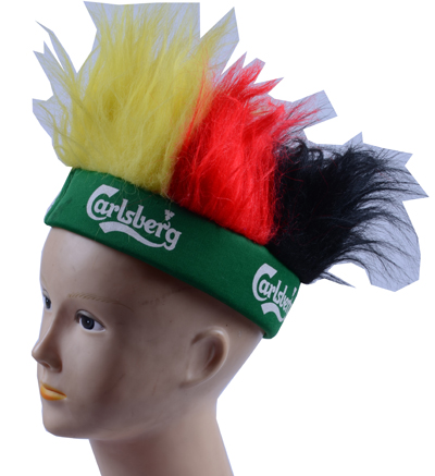 Football fans wig headband wig