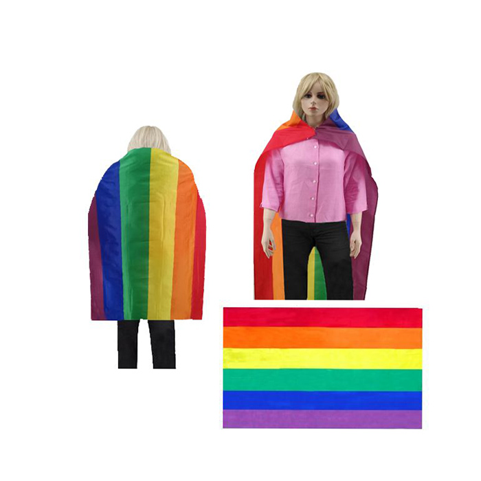 Rainbow cape gay pride cape flag cape