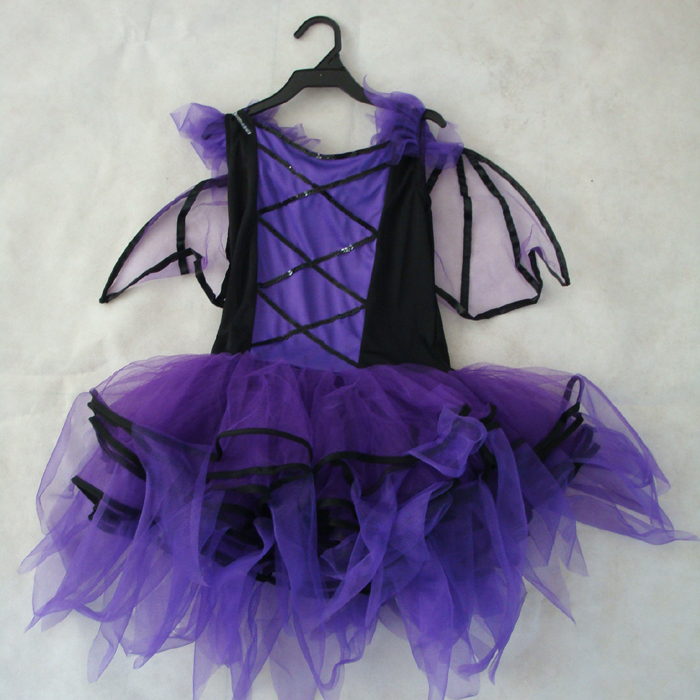 Fancy Little girl purple skirts halloween costumes