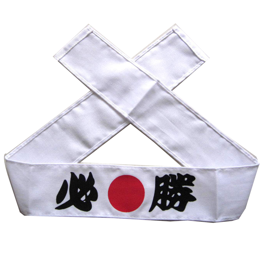 Customized 100% Cotton black white Japan Hachimaki Japanese Traditional Headband