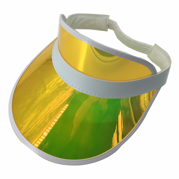 Fashion pvc plastic sun visor cap sun visor hat