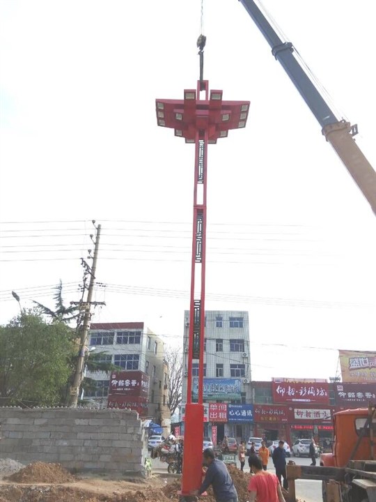 渑池县商业街景观路灯
