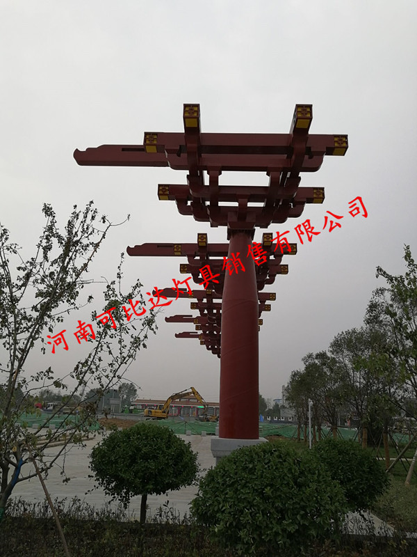 开封连霍高速西出口广场大型景观灯工程