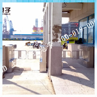 《中远船务》门禁系统，摆闸通道。