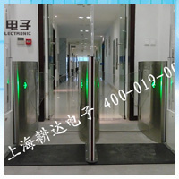 《温州图书馆》安装上海耕达的翼闸产品