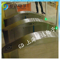 《温州图书馆》安装上海耕达的定做的翼闸产品
