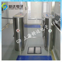 《上海沪工电子》工厂人员进出口通道安装静电测试闸机