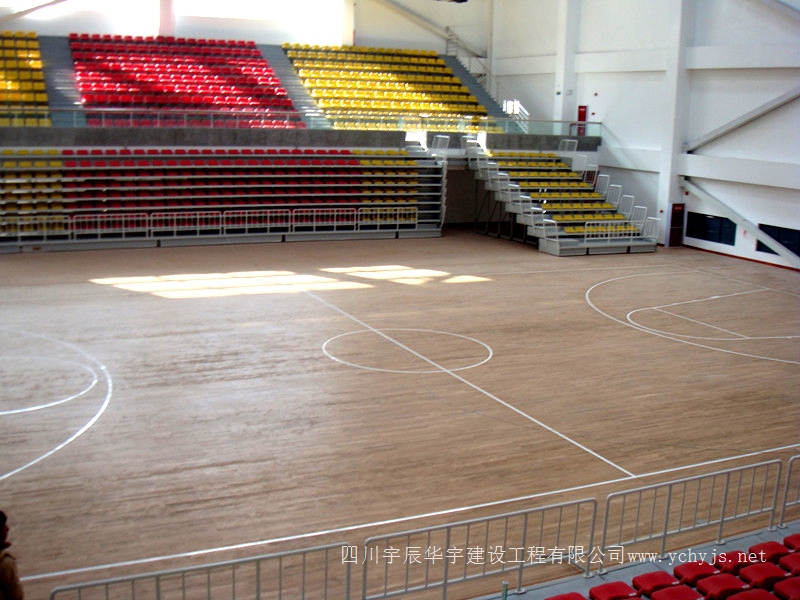 汶川县体育馆木地板