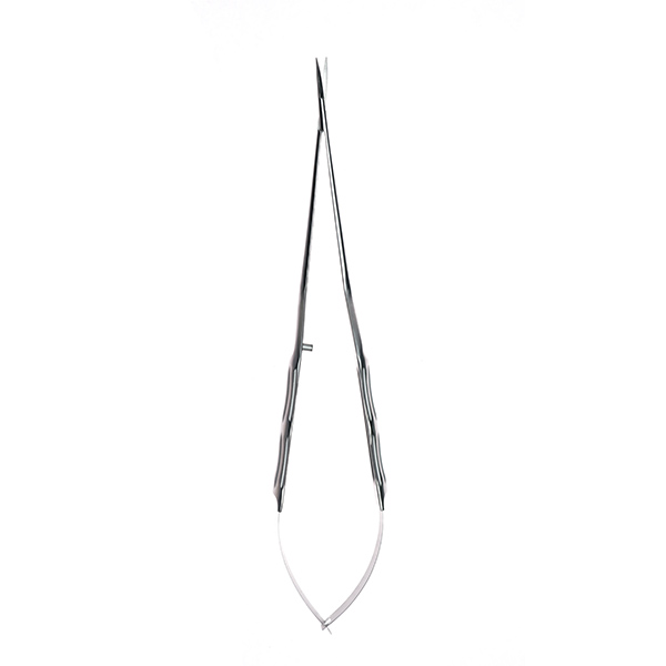 显微剪234mm枪形弯头宽0.4mm