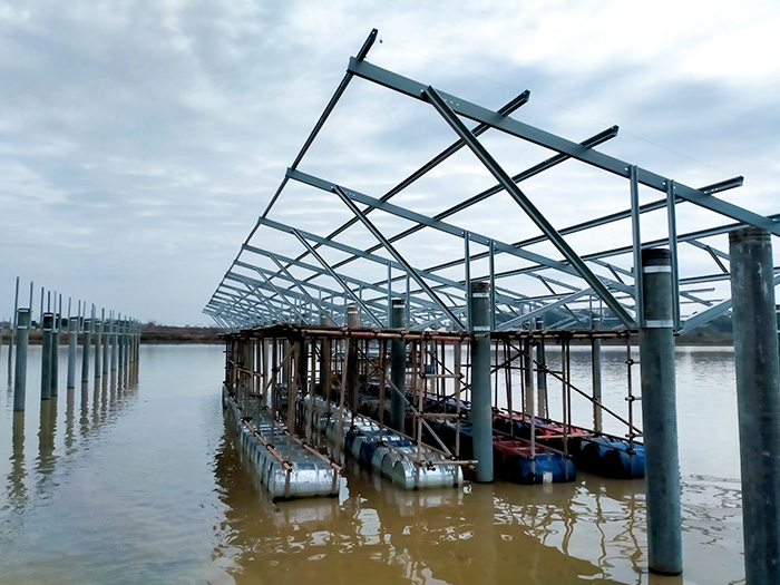 江西南昌进贤 水面固定支架75MW