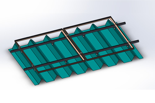 屋面分布式支架（彩钢瓦屋面）