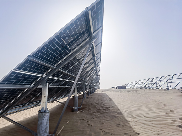 内蒙聚达 固定支架 380MW