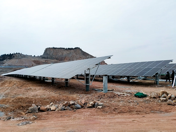 山东莱芜 固定支架25MW