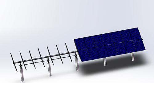 固定可调地面支架