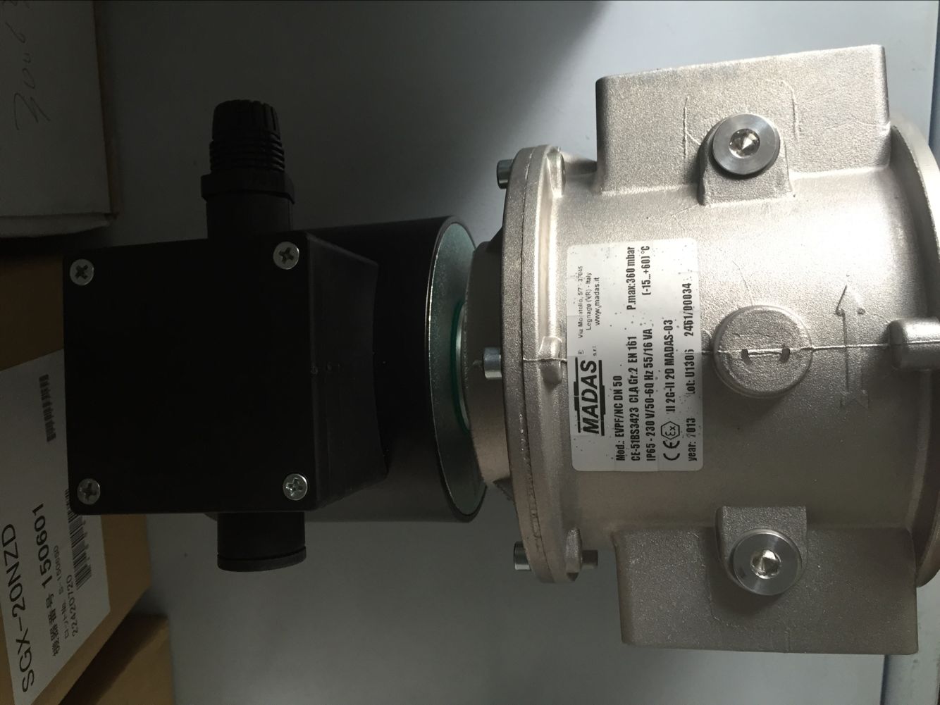 MADAS燃气电磁阀EVPF/NC燃气紧急电磁阀