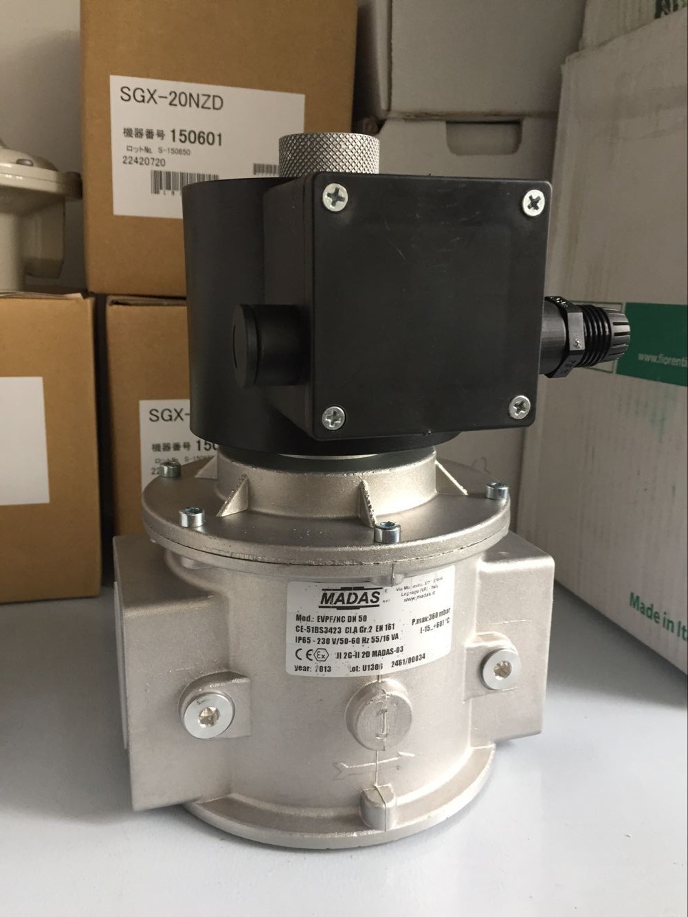 EVP(F)09 DN80(法兰)意大利MADAS燃气电磁阀