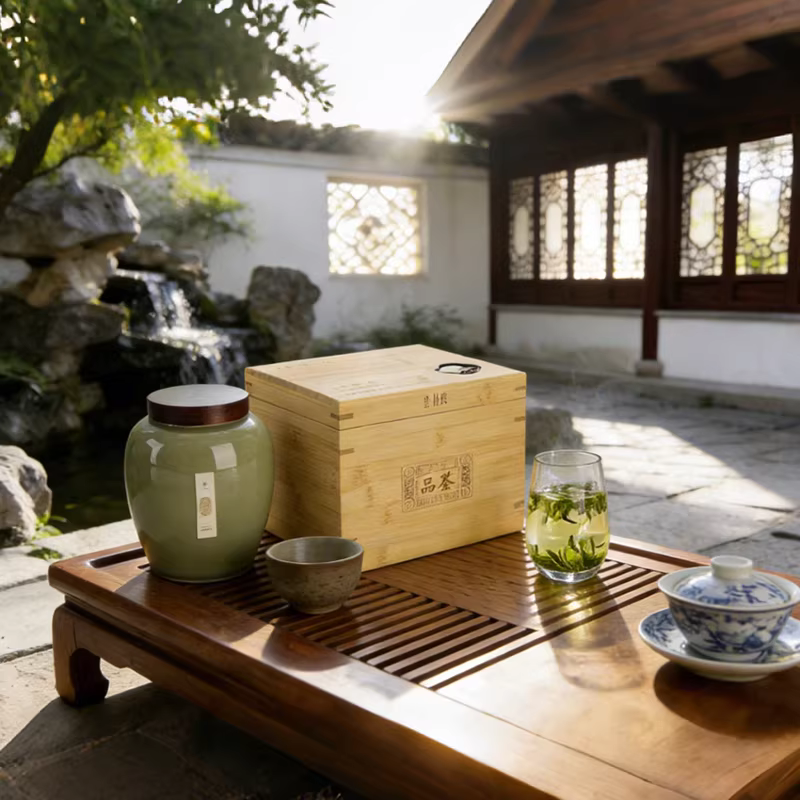 泰龙三杯香绿茶陶罐礼盒装125g明前茶老茶树精品春茶绿茶礼盒包装