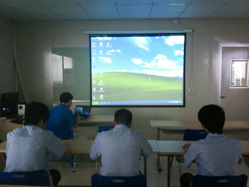 住友机械给我司现场员工进行实战培训