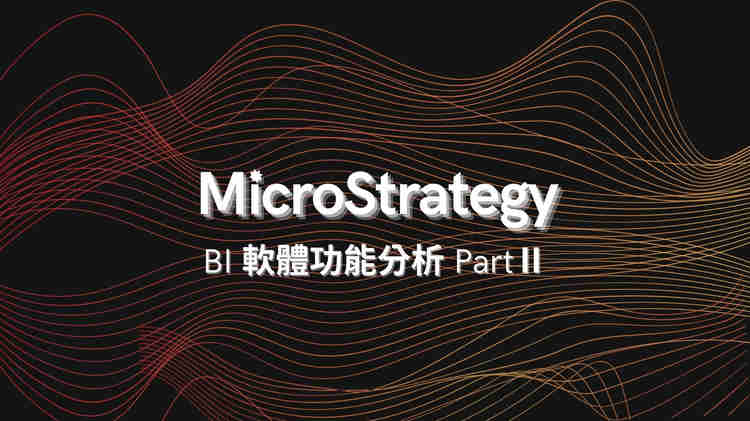 MSTR BI 软体功能分析 Part Ⅱ