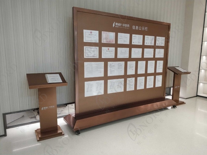 营销中心展架