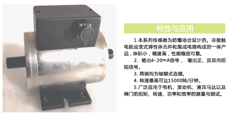 防爆动态扭矩传感器HY-303