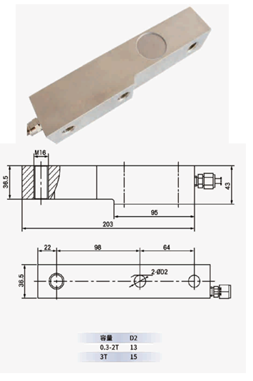 悬臂梁式称重传感器HY-SBS