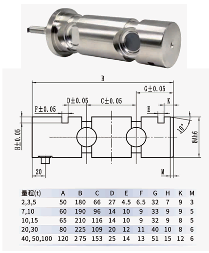 悬臂梁式称重传感器HYZX-001