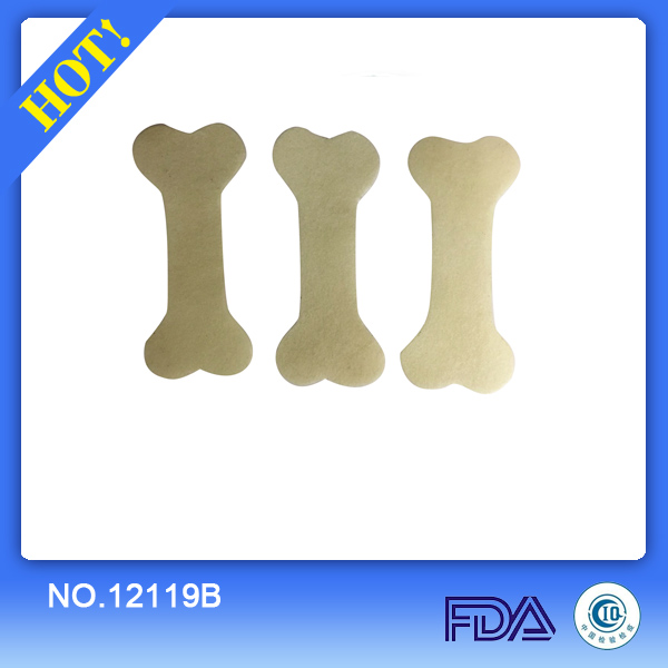 Bone shape rawhide flat 12119B