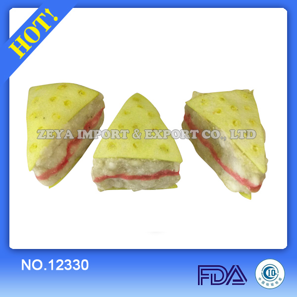 Crushed rawhide sandwich 12330