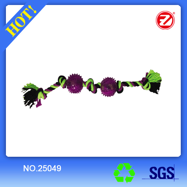 Tpr ball with rope 25049