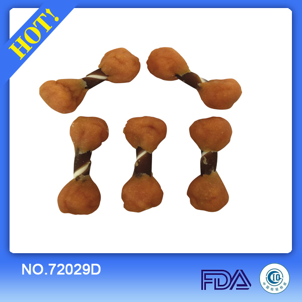 Dental twist with chicken dumbbell 72009D