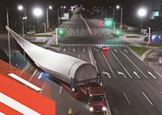 风力发电叶片运输车