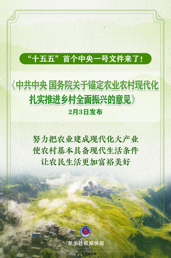 2026年中央一号文件公布 （附全文）