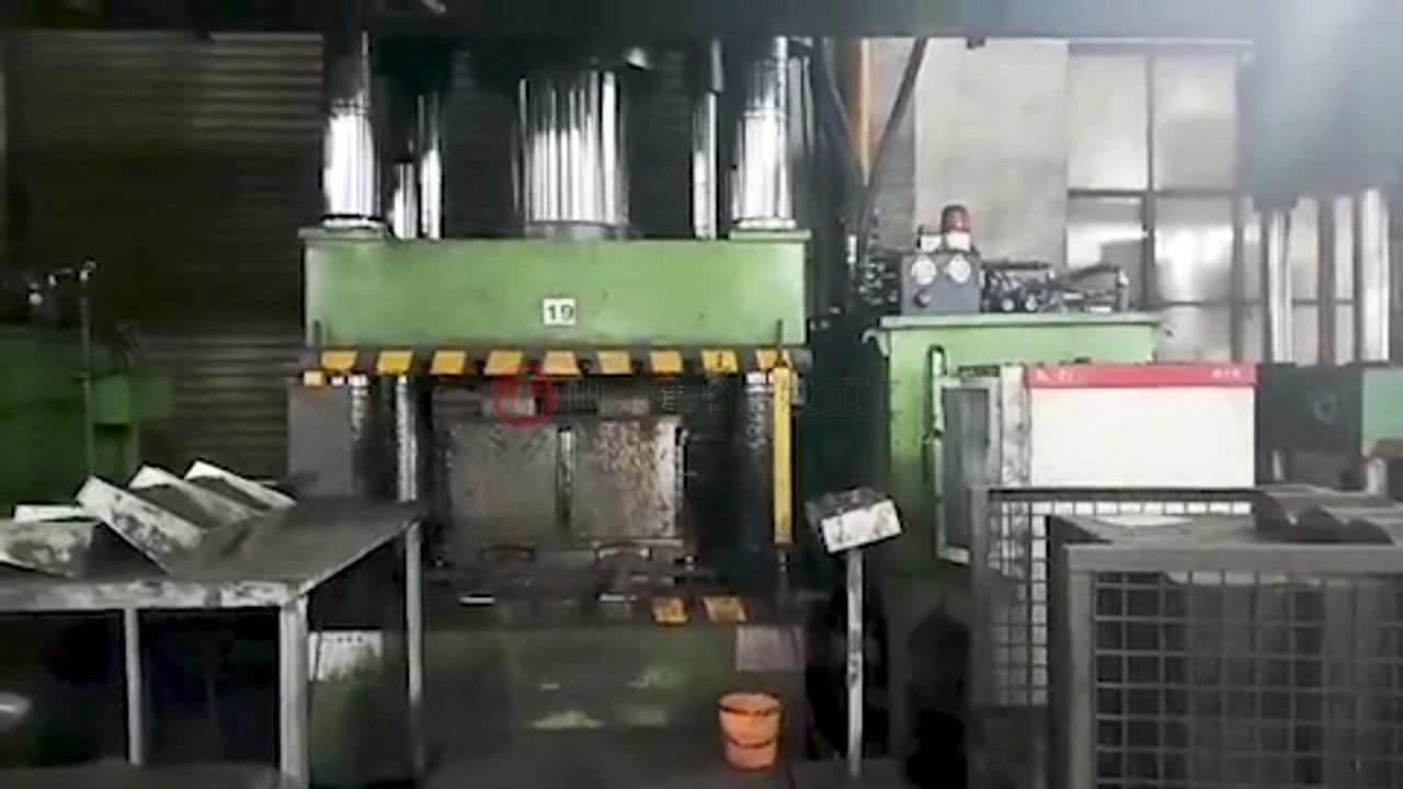 500吨刹车片四柱液压机