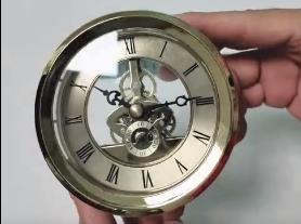 如何测量直径103mm金属透视钟头安装尺寸