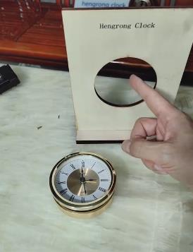 工艺品直径89mm闹钟头安装个性台面闹钟