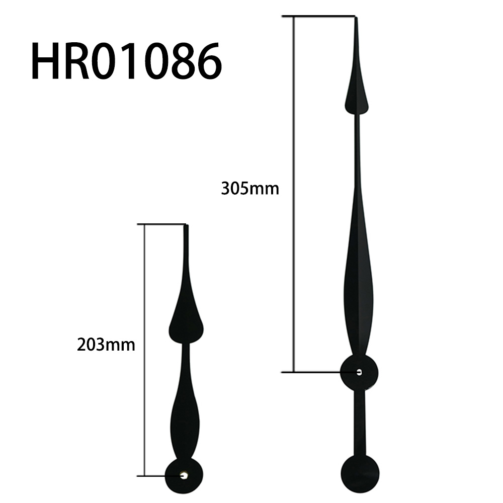 HR01086黑时分针方孔加铜套