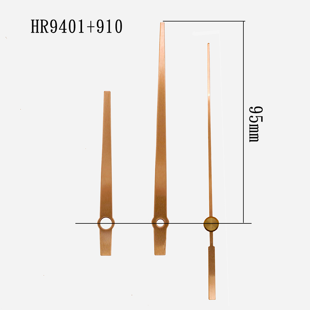 长度95mmHR9401石英钟金属钟针配910秒针