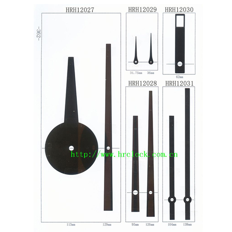 HRH12027-HRH12031时分针