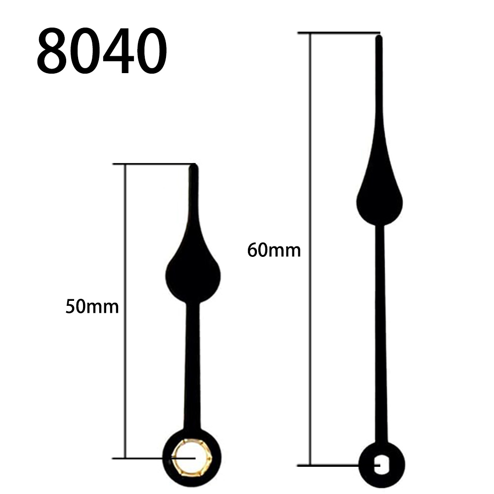 HR8040黑时分针方孔加铜套