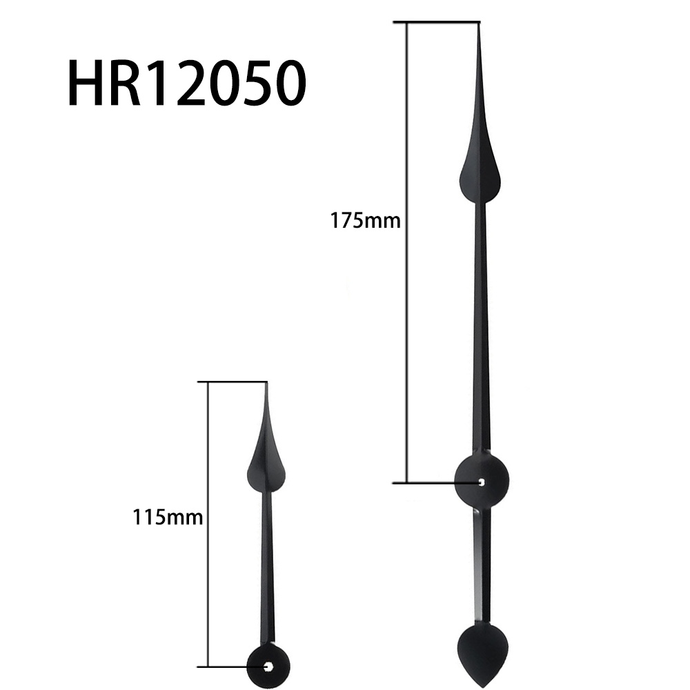 HR12050黑时分针方孔加铜套