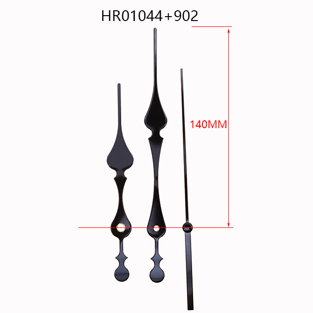 长度140mmHR01044石英挂钟金属钟针配902秒针
