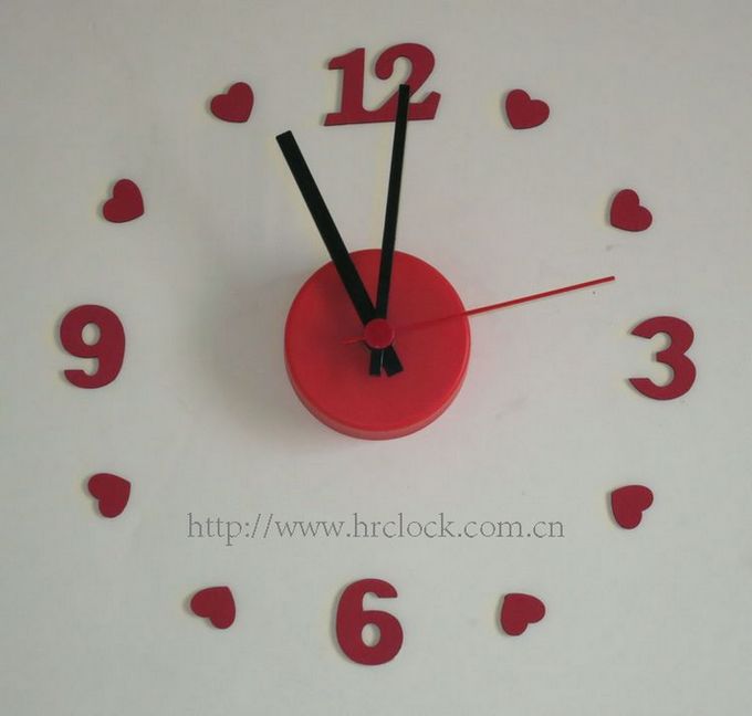 DIY贴字挂钟