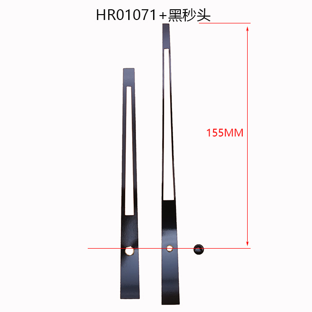 长度155mmHR01071镂空金属钟针配秒头